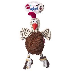 Spot Gigglers For Dog Assorted Plush Chicken Pet Toy 1 pk