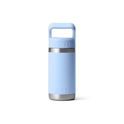 YETI Rambler Jr. 12 oz Big Sky Blue BPA Free Insulated Kids Water Bottle w/Straw