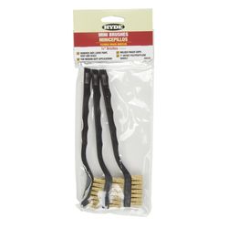 Hyde 10 in. L Brass Mini Bristle Brush