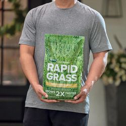 Scotts Turf Builder Rapid Grass Tall Fescue Grass Sun or Shade Grass Seed and Fertilizer 5.6 lb