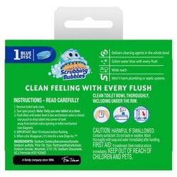 Scrubbing Bubbles Vanish No Scent Toilet Bowl Cleaner 1.7 oz Tablet