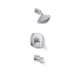 Kohler Envelu Polished Chrome Tub and Shower Faucet