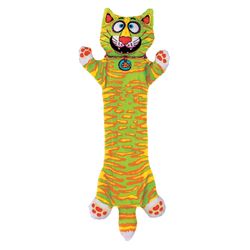 Fat Cat For Dog Multicolored Canvas Incredible Strapping Flip Flop Yankers Dog Tug Toy Medium 1 pk