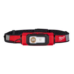 Milwaukee 600 lm Black/Red LED Rechargeable Head Lamp