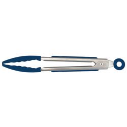 Tovolo Deep Indigo Silicone/Stainless Steel Tongs