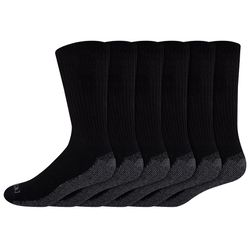 Dickies Dri-Tech Men's 12-15 Crew Socks Black