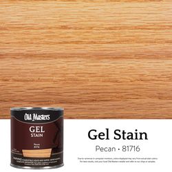 Old Masters Semi-Transparent Pecan Oil-Based Alkyd Gel Stain 1/2 pt