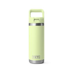 YETI Rambler 18 oz Grasshopper BPA Free Bottle with Straw Cap