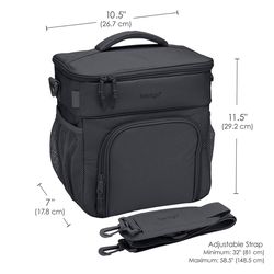 Bentgo Deluxe Dark Grey Lunch Tote 1 pk