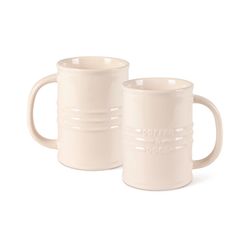 Pet Shop by Fringe Studio Ivory Ceramic Coffee and Dog Mug 2 pc