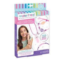 Make It Real Positive Jems Jewelry Making Kit Multicolored 60 pc