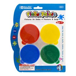 Bazic Products Assorted Finger Paint Interior 1.3 oz