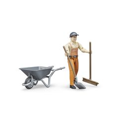 Bruder Bworld Municipal Worker Toy Set Multicolored