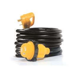 Camco 25 ft. 30 amps Locking Electrical Adapter 1 pk