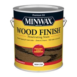 Minwax Wood Finish Semi-Transparent Ebony Oil-Based Penetrating Wood Stain 1 gal