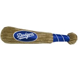 Pets First MLB For Dog Brown Plush Los Angeles Dodgers Dog Toy 1 pk