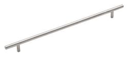 Amerock Contemporary Bar Cabinet Pull 12-5/8 in. Stainless Steel Silver 1 pk
