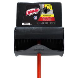 Libman High Power 10 in. W Stiff Recycled PET Broom with Dustpan