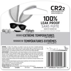 Energizer Lithium CR2 3 V Camera Battery 2 pk