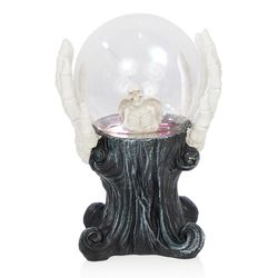 Alpine Skeleton Hands Holding Magic Ball Halloween Decor