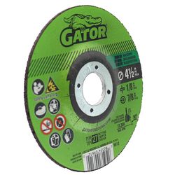 Gator 4-1/2 in. D X 5/8-11 in. X 1/8 in. thick Masonry Grinding Wheel 1 pc