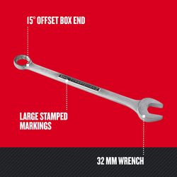 CRAFTSMAN 32 mm X 32 mm 12 Point Metric Combination Wrench 16.8 in. L 1 pc