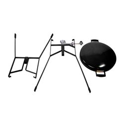 FireDisc Original 1 Burner Liquid Propane Grill Jet Black