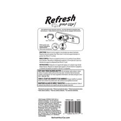 Refresh Your Car! Lightening Bolt Air Freshener 1 pk