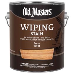 Old Masters Semi-Transparent Pecan Oil-Based Wiping Stain 1 gal