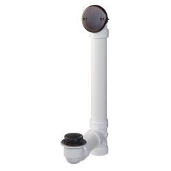 Keeney 1-1/2 in. D Oil Rubbed Bronze PVC Bath Drain