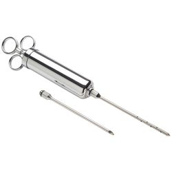 LEM Silver Stainless Steel Marinade Injector