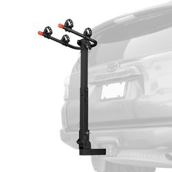 Retrospec Lenox (2) Steel Hitch Mount Car Bike Rack Black