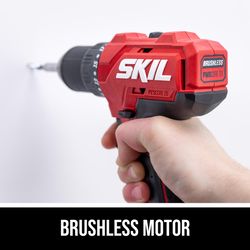 SKIL 20V PWRCORE 1/2 in. Brushless Cordless Drill/Driver Kit (Battery & Charger)