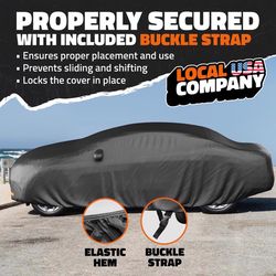 Mockins 200x75x47 Sedan Heavy Duty Waterproof Car Cover 1 pk