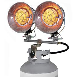 Dura Heat 30000 Btu/h 800 sq ft Radiant Propane Tank Top Heater