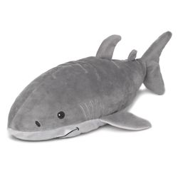 Warmies Shark Stuffed Animals Gray
