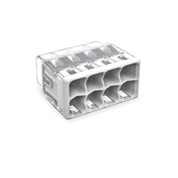 Wago 8 Port Push-In Wire Connector 5 pk