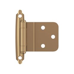 Amerock 2-15/79 in. W X 2-3/4 in. L Champagne Bronze Brown Steel Inset Hinge 2 pk