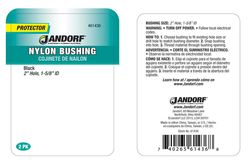 Jandorf 2 in. Nylon Bushing 2 pk