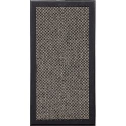 WJ Dennis Conforto 39 in. W X 20 in. L Black/Brown Floor Mat