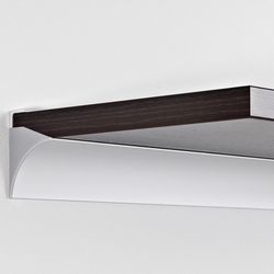 Dolle Rail 2.3 in. H X 23.6 in. W X 1.6 in. D Silver Aluminum Shelf Bracket