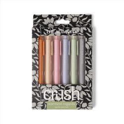 Crush Black Retractable Ball Point Pen 6 pk