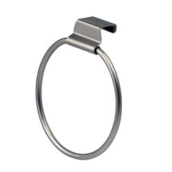 Spectrum Brushed Nickel Silver Towel Ring Steel