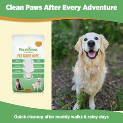 Wondurdog Wondurwipe White Unscented All Pets Glove Wipes 8.2 oz 6 pk