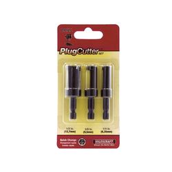 Milescraft 1/4 in. D Plug Cutter Set