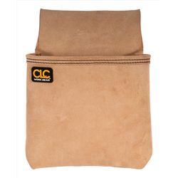 CLC 1 in. W X 12.75 in. H Suede Tool Pouch 1 pocket Tan 1 pc