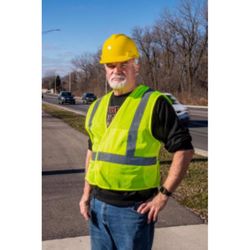 C.H. Hanson ANSI CI II Reflective Safety Vest Green One Size Fits All