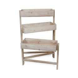 Alpine 39 in. H X 13 in. W X 26 in. D Wood Shelf Rack