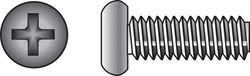 HILLMAN No. 10-24 Ga. X 1/2 in. L Phillips Pan Head Stainless Steel Machine Screws 100 pk