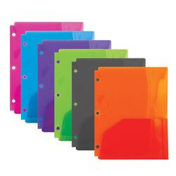 Bazic Products 11.65 in. W X 9.43 in. L Assorted Poly Portfolio